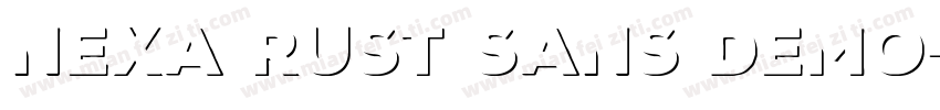 Nexa Rust Sans Demo字体转换